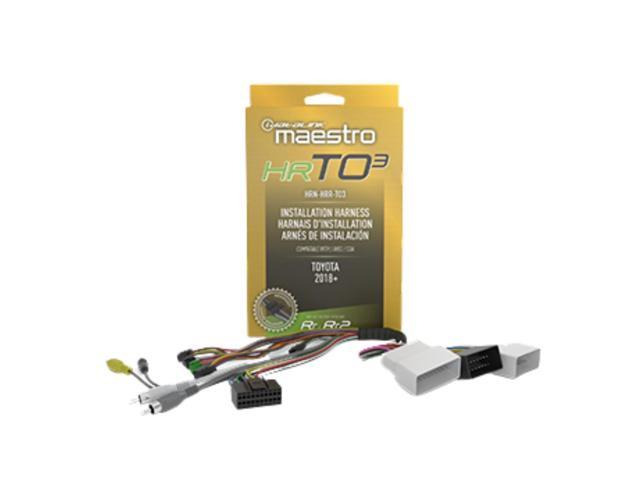 Maestro - Wriring T-Harness for 2018+ Toyota Vehicles with HU Connectors - Black - image 4