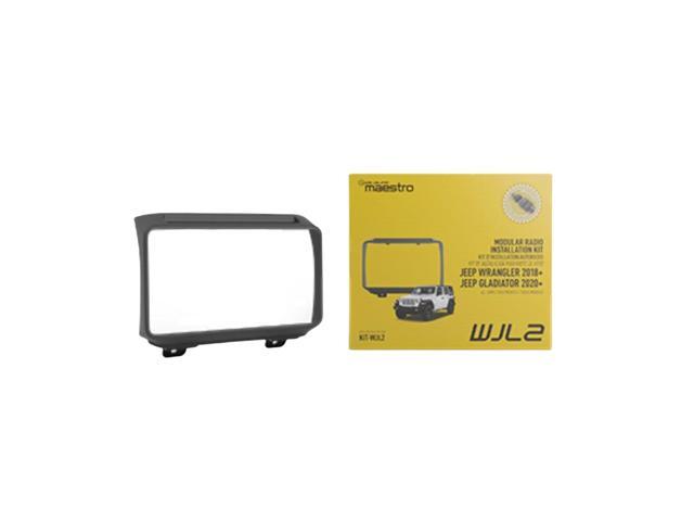 Maestro - Dash Kit And T-Harness Solution For 2018-Up Jeep Wrangler JL And 2020-Up Jeep Gladiator - Black - image 4