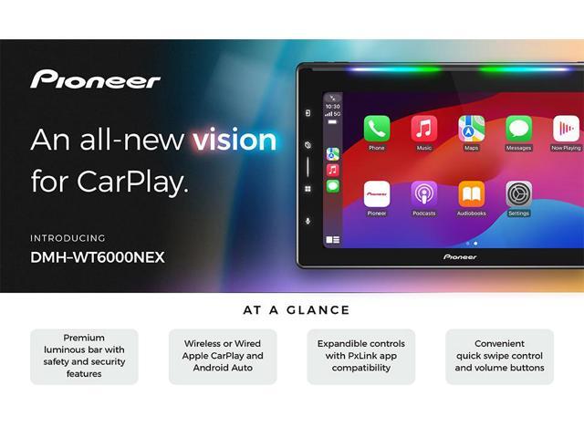 Pioneer - 10.1" - HD Screen, Luminous Bar, Android Auto (Wired/Wireless), Apple CarPlay (Wired/Wireless), Bluetooth - Black - image 4