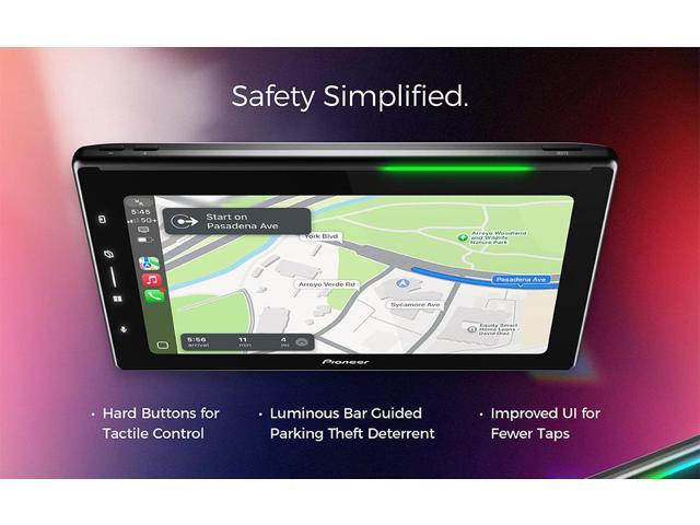 Pioneer - 10.1" - HD Screen, Luminous Bar, Android Auto (Wired/Wireless), Apple CarPlay (Wired/Wireless), Bluetooth - Black - image 6
