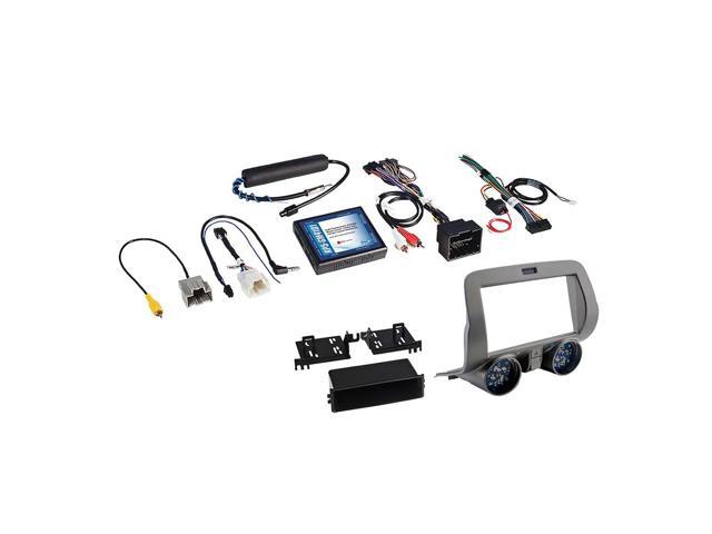 PAC - Integrated Radio Replacement Dash Kit with Climate and Steering Wheel Controls for Select Chevrolet Camaro Vehicles - Gray - image 3