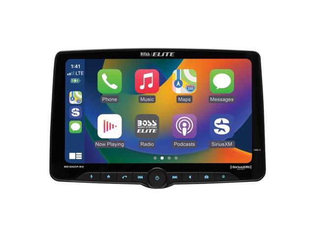 BOSS Audio - BOSS Elite Single-DIN Car Stereo Wireless Apple CarPlay Android Auto, 12-Inch Floating Touchscreen, Sirius XM-Ready - Black - image 3