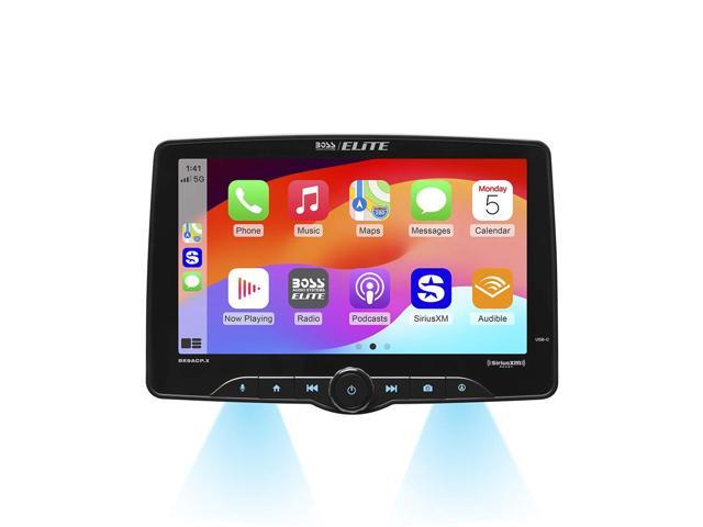 BOSS Audio - BOSS Elite Single-DIN Car Stereo Apple CarPlay Android Auto, 9-Inch Floating Touchscreen, Sirius XM-Ready, Bluetooth - Black - image 3