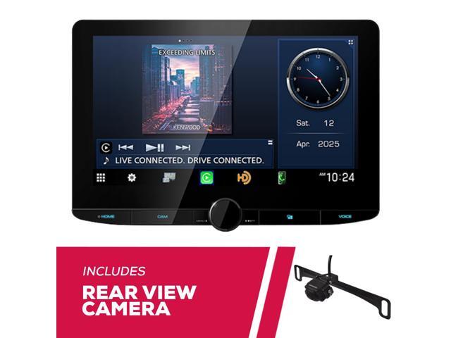 Kenwood DMX1038S 10.1' Multimedia Receiver with CMOS-740HDLP Rear View Camera