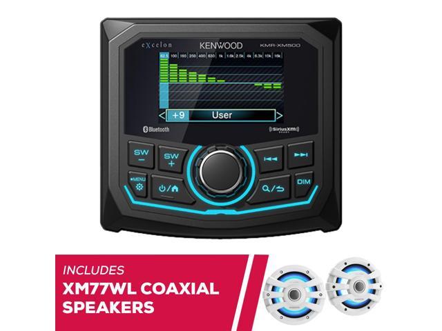 Kenwood eXcelon KMR-XM500 Digital Media Receiver with 2-Way Coaxial Speakers