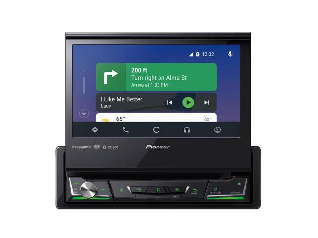 Pioneer - 7" Motorized Android Auto and Apple CarPlay Bluetooth Digital Media (DM) Receiver - Black - image 4