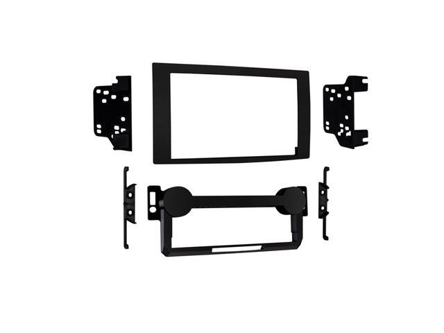 Metra - Dash Kit for Select 2004-2010 Jeep Dodge Grand Cherokee Durango PT Cruiser DDIN - Matte Black - image 4