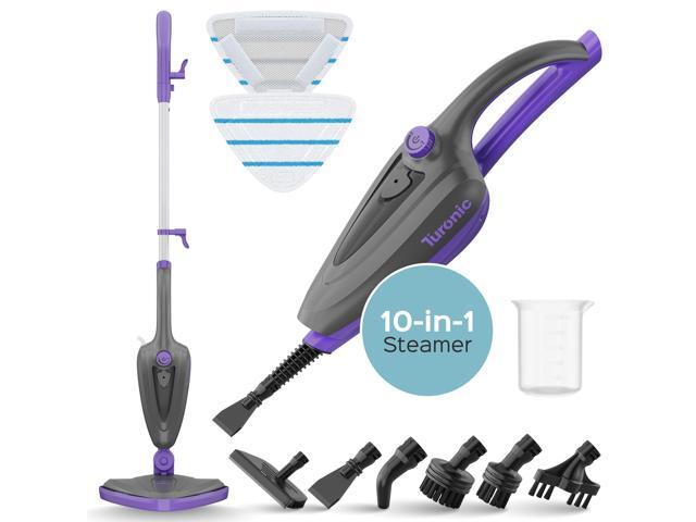 Turonic ST3 10-in-1 Steam Mop - 1500W, 110°C Floor Steamer, 25 Min Runtime, 13oz Tank, 15s Heat-Up, Detachable Handle, Handheld Cleaner for Tile,...
