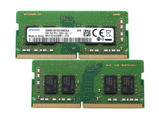 M471A1K43DB1 Samsung 16GB 2X8GB DDR4 PC4-21300 1RX8 2666MHZ 1.2V Memory KIT M471