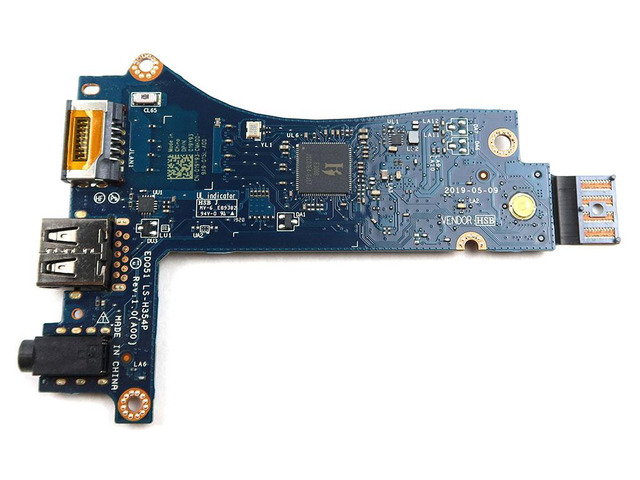 EDQ51 LS-H354P Dell Alienware M15 R2 Series Laptop USB Audio RJ-45 Ethernet I/O Board 19Y93 I/O Boards- Video Audio USB IR DC TV PWR