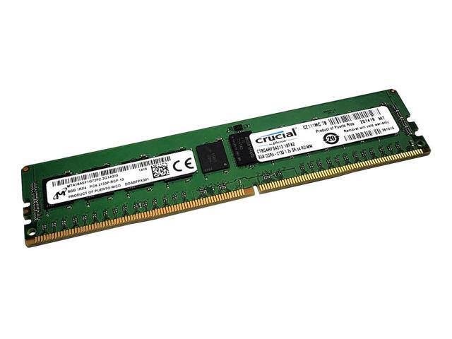MTA18ASF1G72PZ-2G1A2KI Micron 8GB 1RX4 DDR4 2133MHZ 288-PIN Dimm Server Memory DDR4 288-PIN Desktop Memory