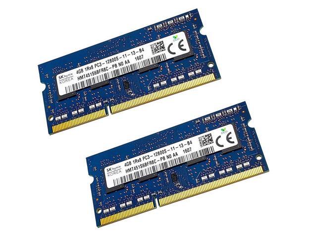 HMT451S6BFR8C-PB_UA SK Hynix 8GB KIT 2X4GB DDR3 Sodimm PC3-12800 1600MHZ Nonecc RAM HMT451S6BFR8C-PB Laptop Memory