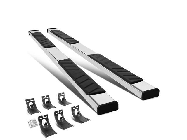 DNA Motoring STEPB-ZTL-8175-SS For 2009 to 2020 Dodge Ram 1500 2500 3500 Crew Cab Pair 5' Stainless Flat Step Bar Running Boards 10 11 12 13 14 15...