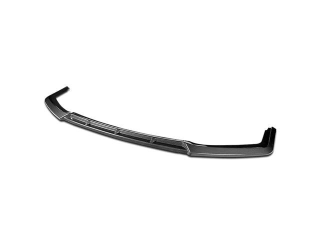 For 2016 to 2021 Honda Civic 3Pcs Painted Black Carbon Fiber Finish CT-Style Car Front Bumper Lips Guard Body Kit 17 18 19 20