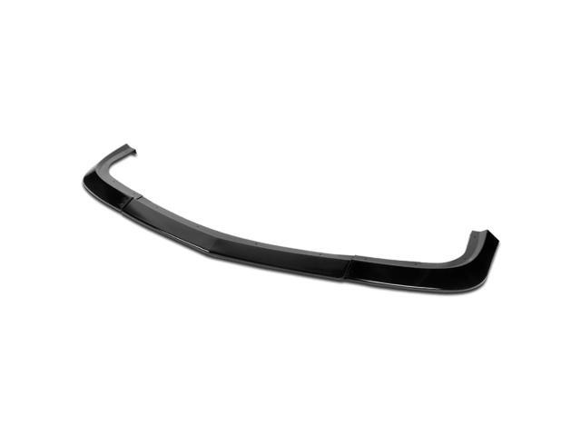 For 2015 to 2021 Dodge Challenger SXT 3Pcs Glossy Black Finish Flat Wedge Car Front Bumper Lip Splitter 16 17 18 19 20