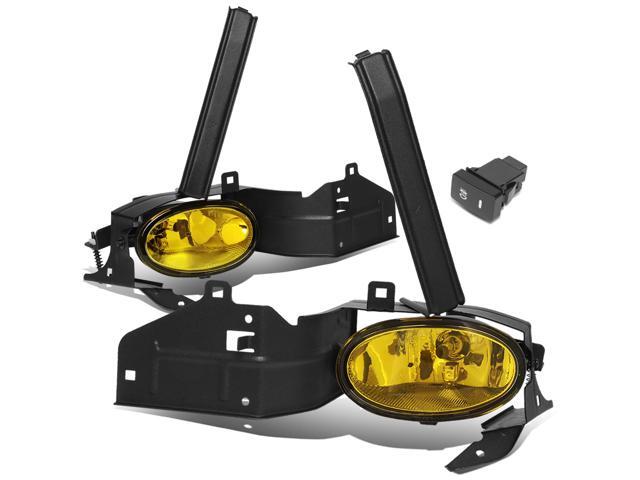 DNA Motoring FL-HA082D-AM For 2008 to 2010 Honda Accord Coupe Front Bumper Driving Fog Light+Bulbs+Switch Amber Lens 09