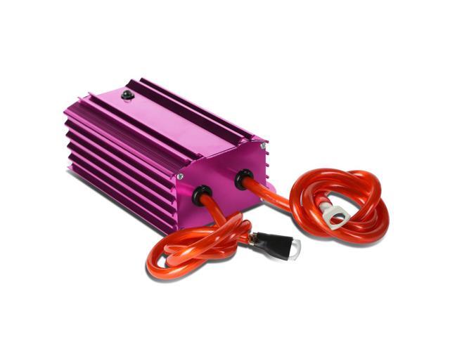 DNA Motoring VS-PP Universal Electric System Car Battery Voltage Stabilizer Regulator w/ Cable (Purple)
