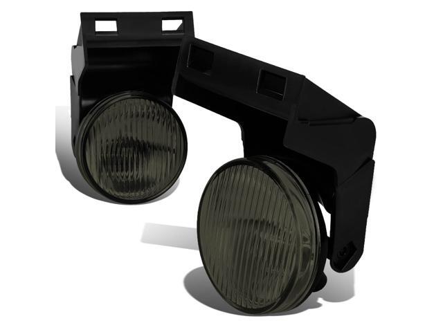 DNA Motoring FL-NS020-SM For 1994 to 2002 Dodge Ram Truck 1500 2500 3500 Pair Front Bumper Driving Fog Light Lamps Smoked Lens 95 96 97 98 99 00 01