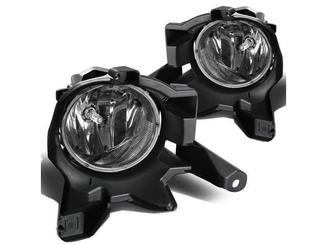 DNA Motoring FL-TRAV413-CH For 2013 to 2016 Toyota RAV4 XA40 Pair Bumper Driving Fog Lights w/Switch (Clear Lens)
