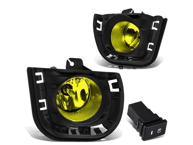DNA Motoring FL-ZTL-192-AM For 2014 to 2016 Scion tC AGT20 Pair Front Bumper Driving Fog Light Lamp+Bezel+Switch Amber Lens 15