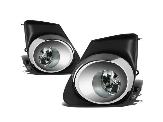 DNA Motoring FL-ZTL-234-SM For 2011 to 2013 Toyota Corolla Driving Bumper Fog Light Lamp+Bulbs+Switch Smoked Lens 12