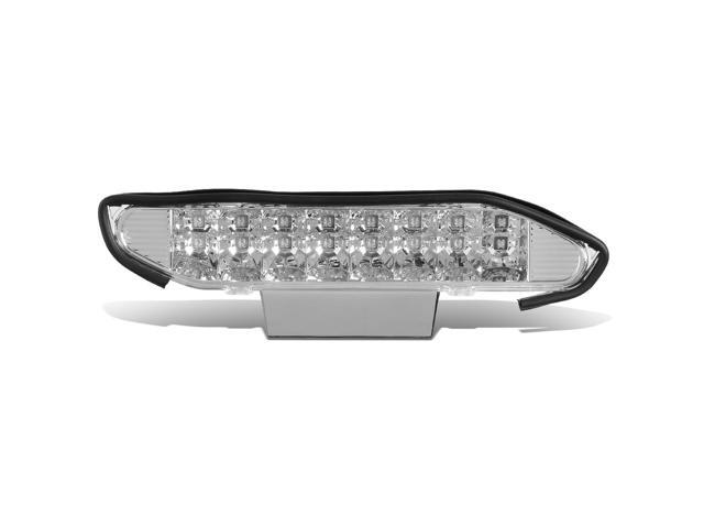 DNA Motoring 3BL-NXT00-LED-CH For 2000 to 2004 Nissan Xterra WD22 Dual Row LED 3rd Third Tail Brake Light Rear Stop Lamp Chrome Housing 01 02 03
