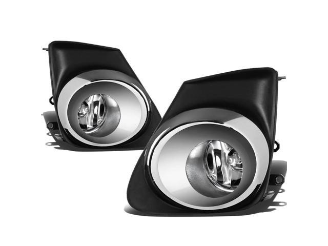 DNA Motoring FL-ZTL-234-CH For 2011 to 2013 Toyota Corolla Driving Bumper Fog Light Lamp+Bulbs+Switch Clear Lens 12