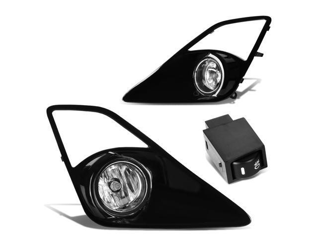 DNA Motoring FL-ZTL-191-CH For 2013 to 2016 Scion FRS Front Bumper Driving Fog Lights+Bezel+Switch Clear Lens 14 15