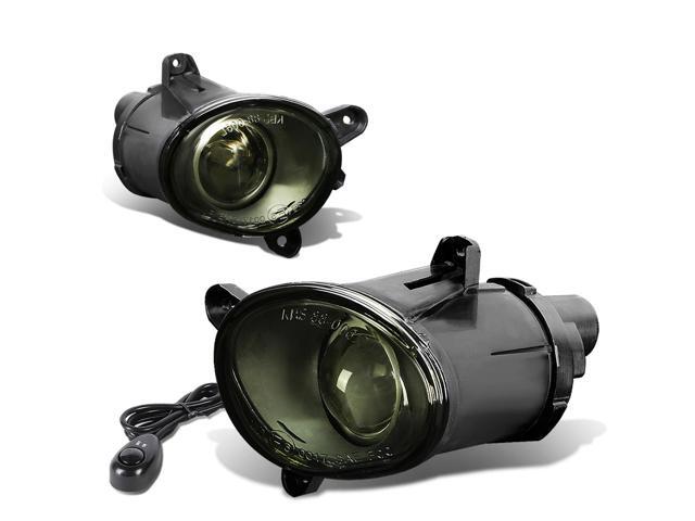 DNA Motoring FL-T005-SM For 2001 to 2005 VW Passat B5.5 Pair Bumper Driving Fog Lights + Wiring Kit + Switch (Smoked Lens) 02 03 04