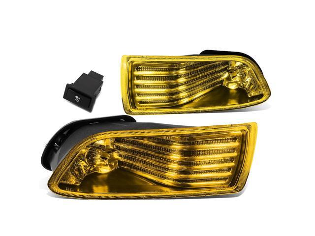DNA Motoring FL-ZTL-153-AM For 2005 to 2010 Scion tC Pair Bumper Driving Fog Light Lamp+Switch Amber Lens 06 07 08 09
