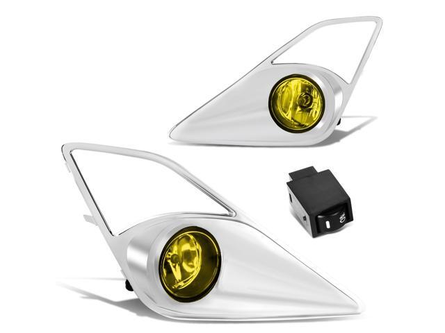 DNA Motoring FL-ZTL-222-AM For 2013 to 2016 Scion FRS GT86/FT86 Pair Front Bumper Driving Fog Light Lamp+Switch Amber Lens 14 15