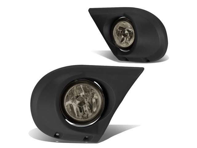 DNA Motoring FL-ZTL-196-SM For 2003 to 2005 Honda Pilot Front Bumper Driving Fog Light Lamp+Bezel Smoked Lens 04