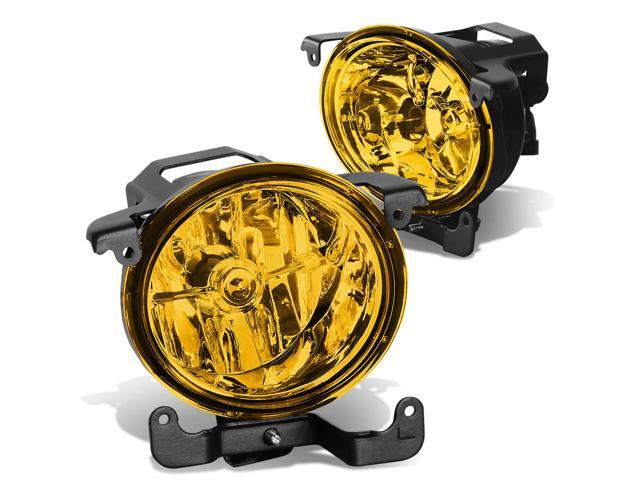 DNA Motoring FL-ZTL-216-AM For 2003 to 2006 Accent Sedan/Hatchback Pair Bumper Driving Fog Light Lamp Amber Lens 04 05