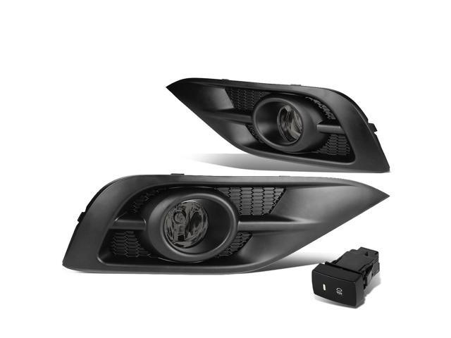 DNA Motoring FL-ZTL-128-SM For 2012 to 2014 Honda CRV RM Pair Bumper Driving Fog Lights w/Bezel & Switch (Smoke Lens) 13