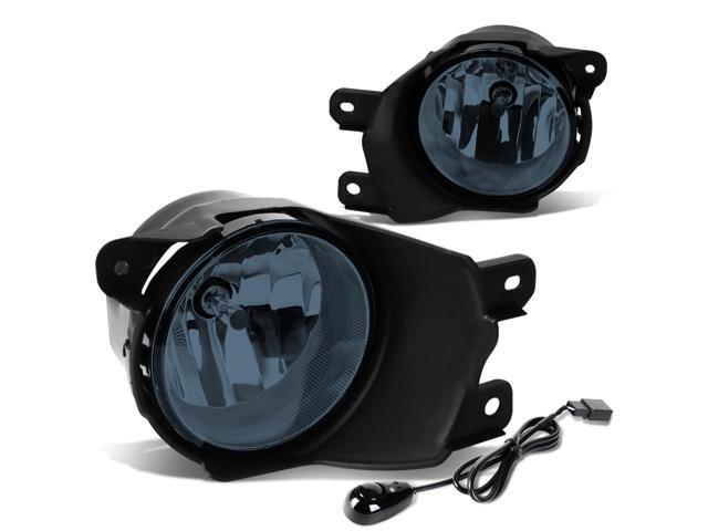 DNA Motoring FL-ZTL-815-SM For 2008 to 2016 Toyota Sequoia Pair Bumper Driving Fog Light Lamp+Switch Smoked Lens 09 10 11 12 13 14 15