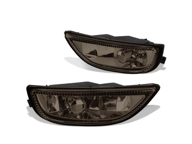 DNA Motoring FL-ZTL-206-SM For 2001 to 2002 Toyota Corolla Front Bumper Driving Fog Light Lamp Smoked Lens