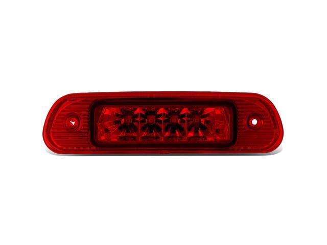 DNA Motoring 3BL-JGC99-LED-RD For 1999 to 2004 Jeep Grand Cherokee WJ Hight Mount LED 3rd Third Tail Brake Light Rear Stop Lamp Red Housing 00 01...