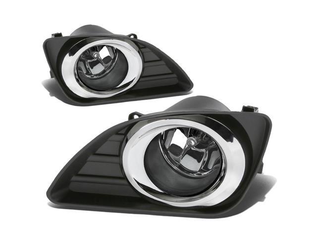DNA Motoring FL-TCA09-CH For 2010 to 2011 Toyota Camry Driving Bumper Fog Light+Bulbs+Switch (Clear Lens) - XV40