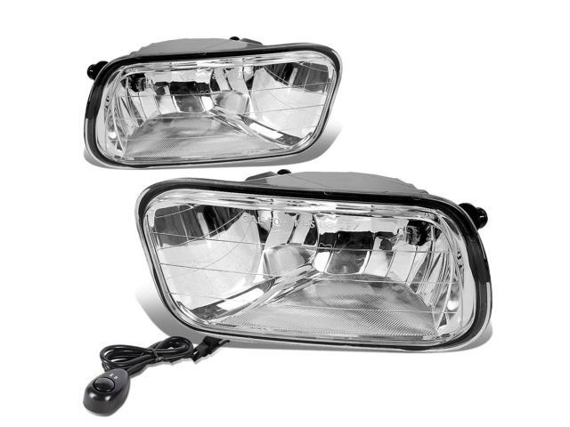 DNA Motoring FL-ZTL-808-CH For 2009 to 2012 Dodge Ram DS / DJ Pair Bumper Driving Fog Lights + Switch (Clear Lens) 10 11