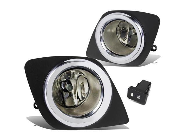 DNA Motoring FL-ZTL-150-SM For 2009 to 2012 Toyota RAV4 XA30 Pair Bumper Driving Fog Lights w/Bezel & Switch (Smoke Lens) 10 11