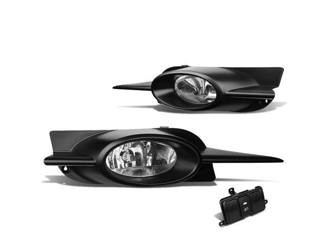 DNA Motoring FL-ZTL-126-CH For 2009 to 2011 Honda Civic Coupe FG1/2 Pair Bumper Driving Fog Lights + Wiring Kit + Switch (Clear Lens) 10
