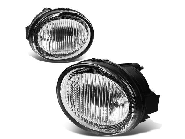 DNA Motoring FL-ZTL-166-CH For 2002 to 2003 Nissan Maxima A33 Pair Bumper Driving Fog Light Lamp Clear Lens