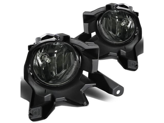 DNA Motoring FL-TRAV413-SM For 2013 to 2016 Toyota RAV4 XA40 Pair Bumper Driving Fog Lights w/Switch (Smoked Lens)