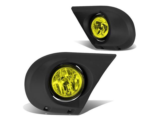 DNA Motoring FL-ZTL-196-AM For 2003 to 2005 Honda Pilot Front Bumper Driving Fog Light Lamp+Bezel Amber Lens 04