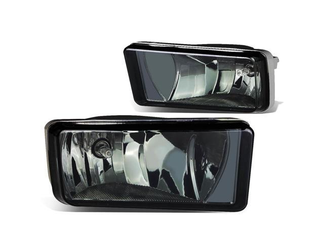 DNA Motoring FL-ZTL-111-SM For 2007 to 2015 Chevy GMC GMT900 Truck Pair Bumper Driving Fog Lights (Smoke Lens) 08 09 10 11 12 13 14