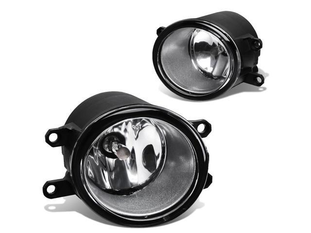 DNA Motoring FL-ZTL-209-CH For 2007 to 2014 Toyota Yaris/RAV4 Camry Pair Bumper Fog Light Tacoma/Sienna/Solara /Lexus IS250/IS350/RX350/LX570 Clear...