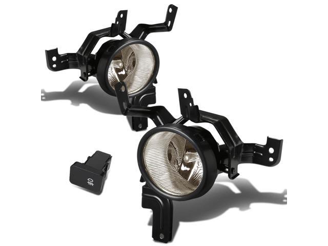 DNA Motoring FL-HCRV07-SM For 2007 to 2009 Honda CR-V Front Bumper Driving Fog Light+Bulbs+Switch Smoked Lens 3rd Gen RE K24Z 08