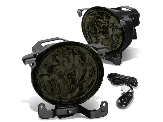 DNA Motoring FL-ZTL-215-SM For 2003 to 2006 Accent Sedan/Hatchback Pair Bumper Driving Fog Light Lamp+Switch Smoked Lens 04 05