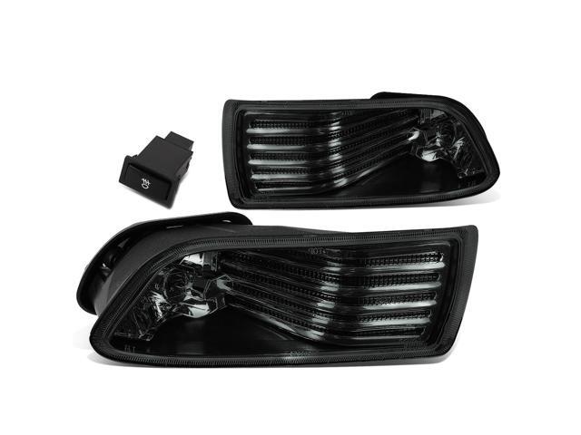 DNA Motoring FL-ZTL-153-SM For 2005 to 2010 Scion tC Pair Bumper Driving Fog Light Lamp+Switch Smoked Lens 06 07 08 09