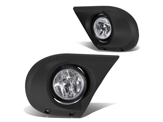 DNA Motoring FL-ZTL-196-CH For 2003 to 2005 Honda Pilot Front Bumper Driving Fog Light Lamp+Bezel Clear Lens 04